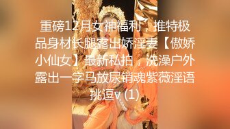 重磅12月女神福利，推特极品身材长腿露出娇淫妻【傲娇小仙女】最新私拍，洗澡户外露出一字马放尿销魂紫薇淫语挑逗v (1)