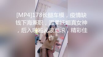 [MP4]178长腿车模，疫情缺钱下海兼职，温柔妩媚真女神，后入啪啪乳浪翻滚，精彩佳作