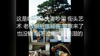 这是啥情怳 夫妻吵架 街头艺术 老板娘招揽顾客 警察来了也没辙 刚下过雨地还是湿的