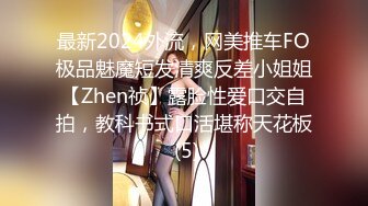 最新2024外流，网美推车FO极品魅魔短发清爽反差小姐姐【Zhen祯】露脸性爱口交自拍，教科书式口活堪称天花板 (5)