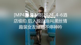 [MP4/535MB]2024-4-6酒店偷拍 后入极品渔网黑丝情趣装女友抽插不停呻吟